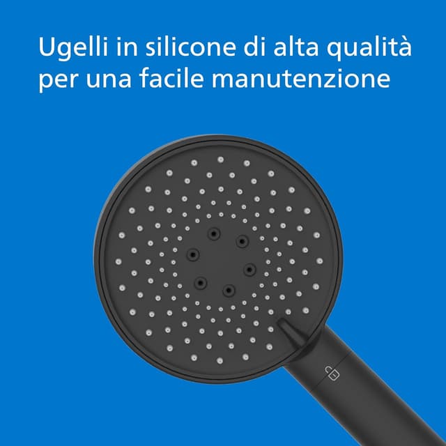 Thumbnail 4 de Soffione doccia filtrante Philips Water Filtration (protezione per capelli e pelle), 3 modalità di getto, nero