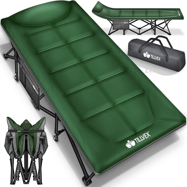 Imagen de tillvex Lit de camping pliable 200 kg en OfertitasTOP