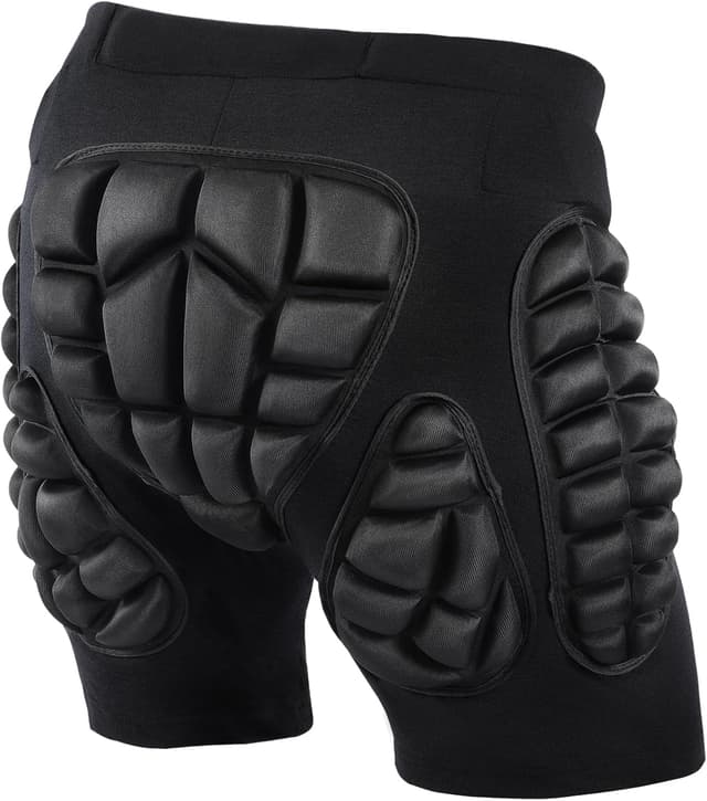 Detalle de Short de protection AOOWU rembourré en EVA 3D pour hanches (skate, snowboard, patinage, équitation, cyclisme)