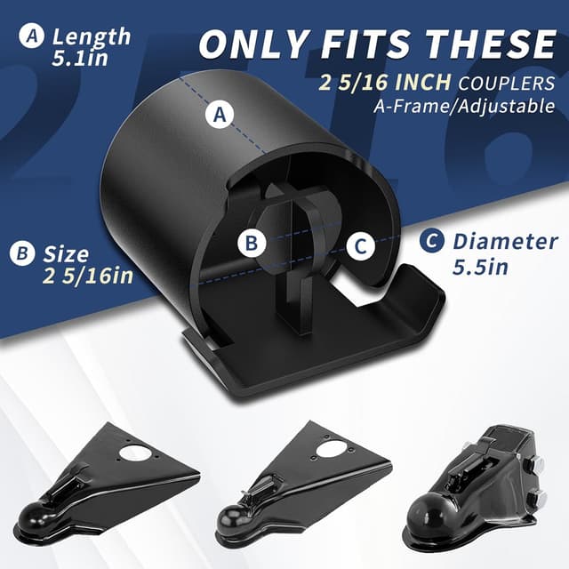 Thumbnail 2 de NUOVEPE Trailer Lock 2 5/16" Coupler đź”’