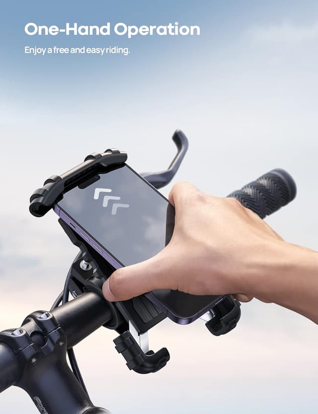 Detalle 2 de Lamicall Bike Phone Holder 4.7–6.8"
