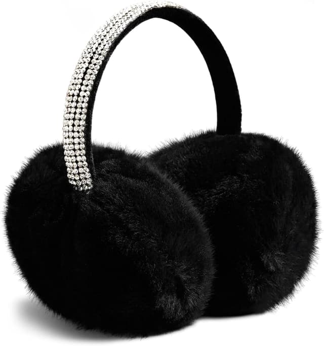 Thumbnail 1 de Gifts Treat Women Girls Earmuffs Adjustable Faux Fur Ear Muffs
