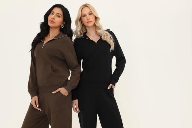 Thumbnail 6 de Totatuit Tuta Donna Completo 2 Pezzi Mezza Zip