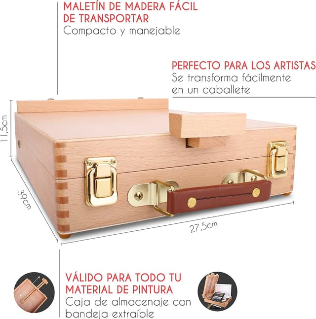 Thumbnail 2 de Kit Pintura 34 piezas Acrílica 24x30 cm