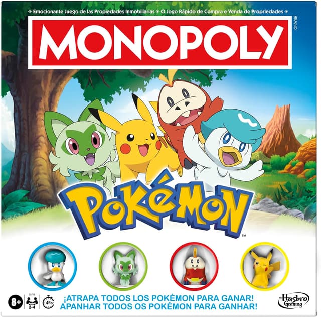 Imagen de Monopoly Edición Pokémon 48 Pokémon en OfertitasTOP