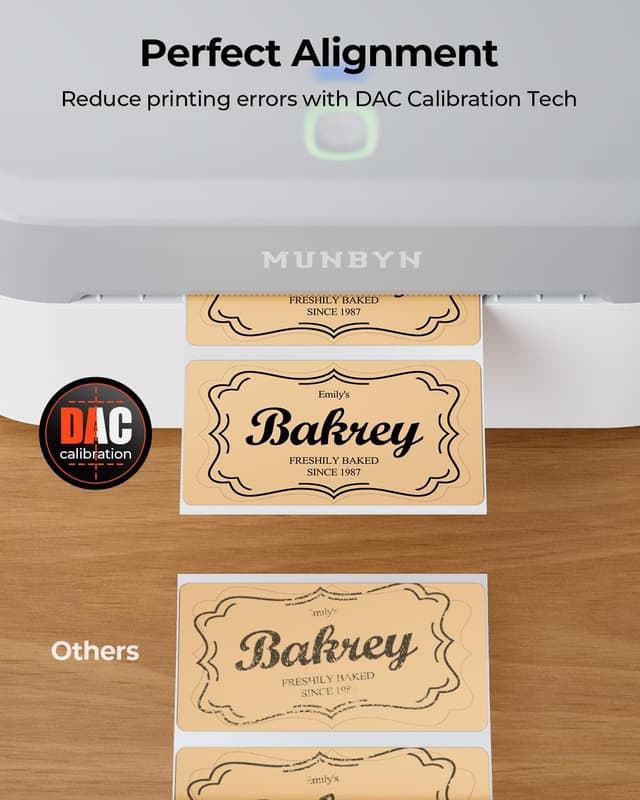 Thumbnail 6 de MUNBYN RW403B Bluetooth Thermal Label Printer 4.25" 🖨