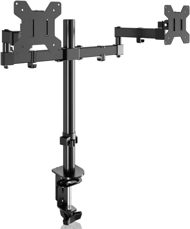 Detalle de Bracwiser MD7821 single fully adjustable standing desk monitor arm (800mm height, VESA 75/100)
