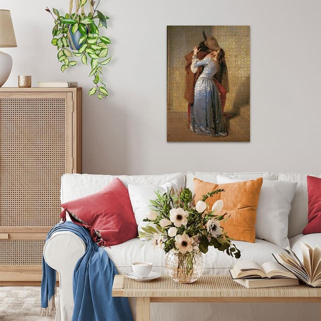Detalle de Ravensburger Puzzle Art Collection 1000 pezzi “Hayez: Il Bacio” (70 x 50 cm) per adulti +14 anni