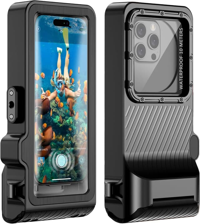 Detalle de Universal Waterproof Phone Case for Snorkeling (Underwater Touchscreen Housing) for iPhone & Galaxy up to 6.9