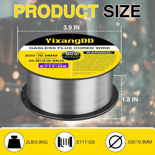 Detalle de Flux Core Welding Wire 0.035 E71T-GS