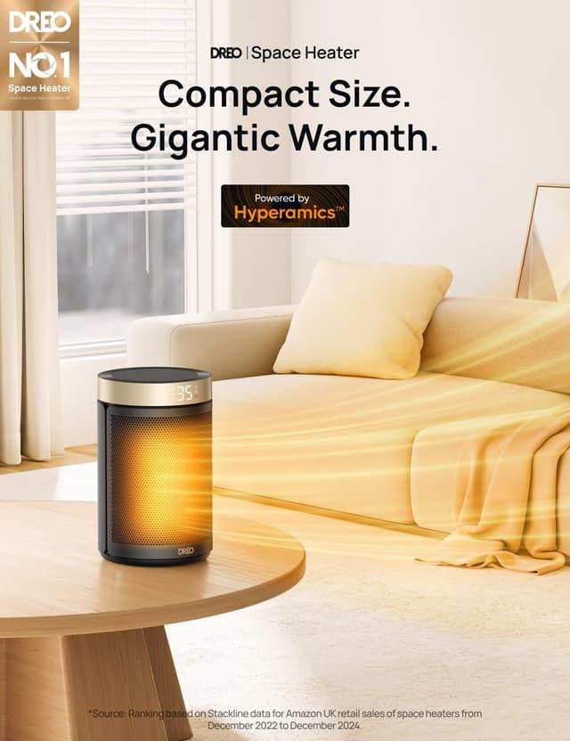 Detalle 2 de Dreo Atom 316 1500W ceramic space heater