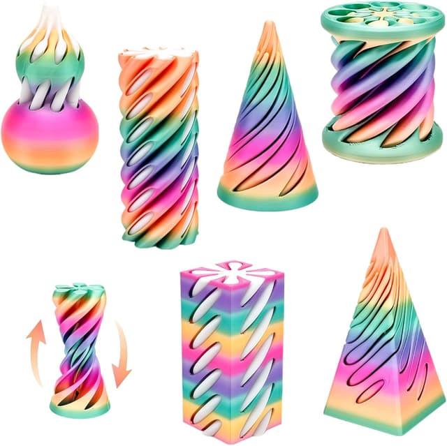 Detalle de Impossible Cone 6 Pack Spiral Toy 🧩