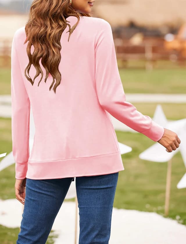 Detalle de Womens Lightweight Long Sleeve Open-Front Rayon/Spandex Cardigan Sweater