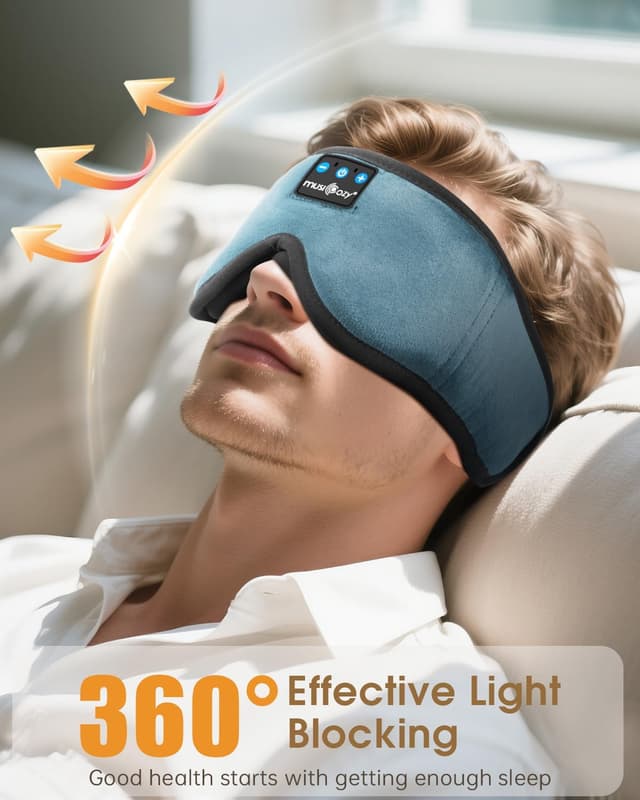 Detalle 2 de MUSICOZY 3D Bluetooth Sleep Mask 16H