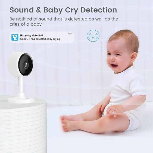 Detalle 2 de litokam indoor camera 2K Smart pet camera