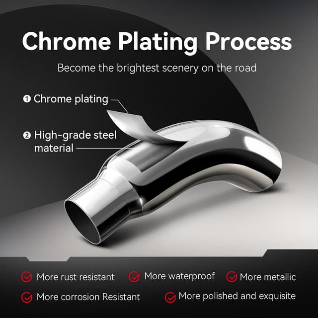 Thumbnail 2 de HILMITILE Exhaust Tip 5" Inlet 8" Outlet