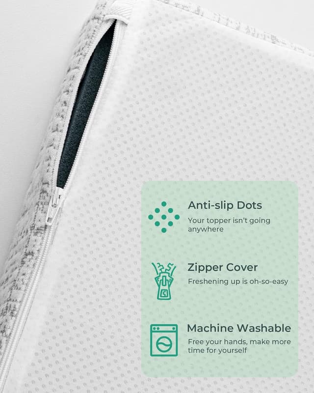 Detalle de Bacalar Double Mattress Topper 4 Inch