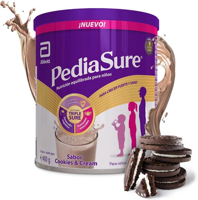 Detalle de PediaSure Cookies & Cream – Complemento Nutritivo para Niños 🍪