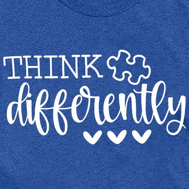 Detalle 2 de SUWATOIN Womens Autism Awareness T-Shirt – Autism Support & Acceptance Tee