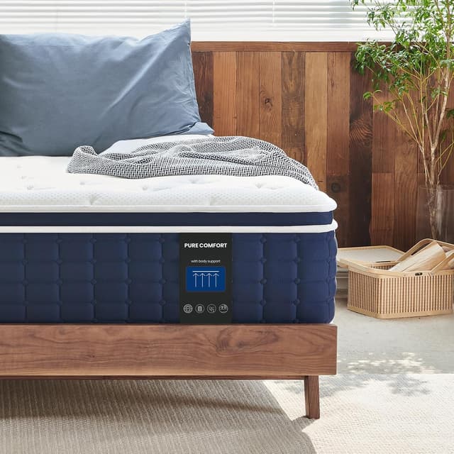 Thumbnail 6 de Coolvie Twin Mattress 14 Inch Hybrid (Pocket Springs) in a Box