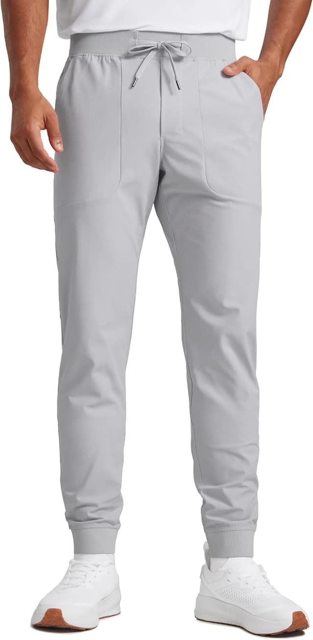Detalle 2 de CRZ YOGAll Day Comfy pantaloni da jogging da golf da uomo con elasticità e asciugatura rapida (81 cm)