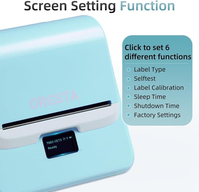 Detalle de ORGSTA T003 thermal label printer 20mm