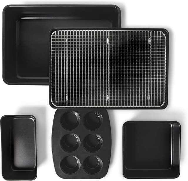 Imagen de Amazon Basics Antihaft-Backformen 6-teiliges Set ⌛ en OfertitasTOP