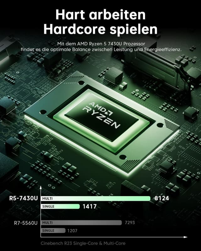 Detalle 2 de ACEMAGIC Gaming-Laptop 15,6 Zoll mit 16 GB