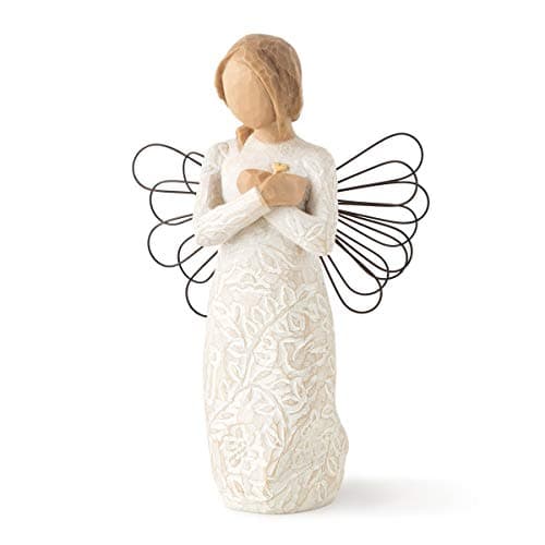 Detalle de Enesco Willow Tree, figura de ángel de decoración