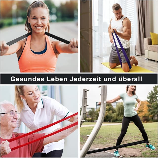 Detalle 2 de Elastici Fitness 15-100LB elastico palestra