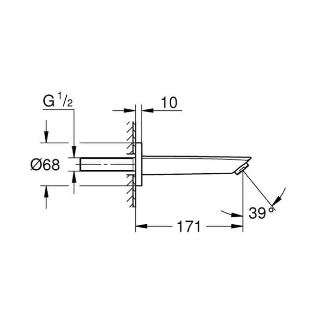 Thumbnail 2 de Grohe Caño de bañera Eurosmart 2021 💦
