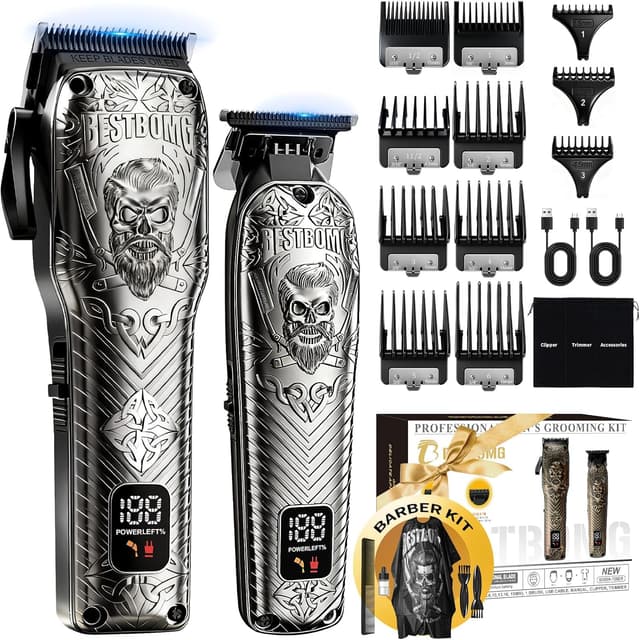 Detalle de BESTBOMG kit tagliacapelli senza fili