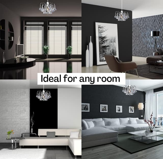 Detalle 2 de Klass Home Acrylic Crystal Faceted Oriel Ceiling Light Shade for crystal chandelier-style pendant lights