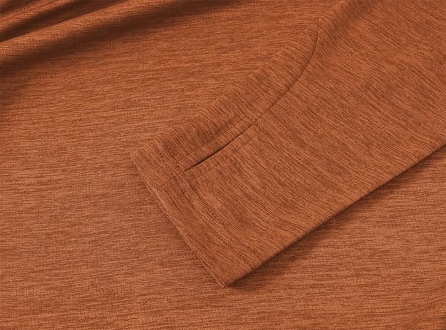 Detalle 2 de YSENTO Women’s Long Sleeve Running Hoodie with Thumb Holes and UPF 50+