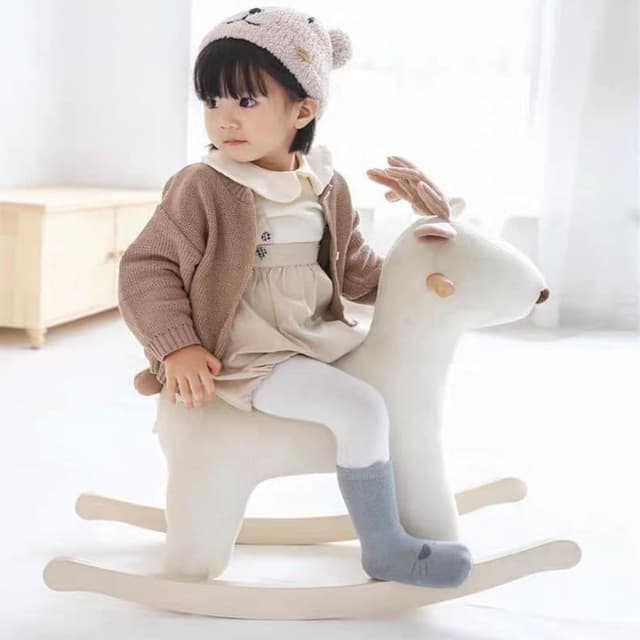 Detalle de FedMois 5 Pairs Baby & Kids Cozy Warm Winter Socks with Anti-slip Grips