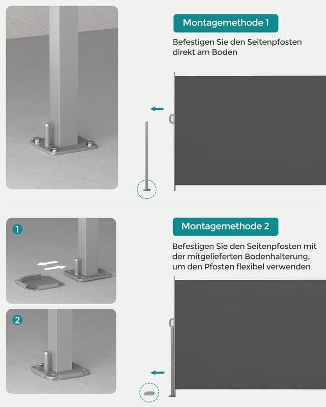 Thumbnail 5 de SONGMICS Seitenmarkise GSA204G02