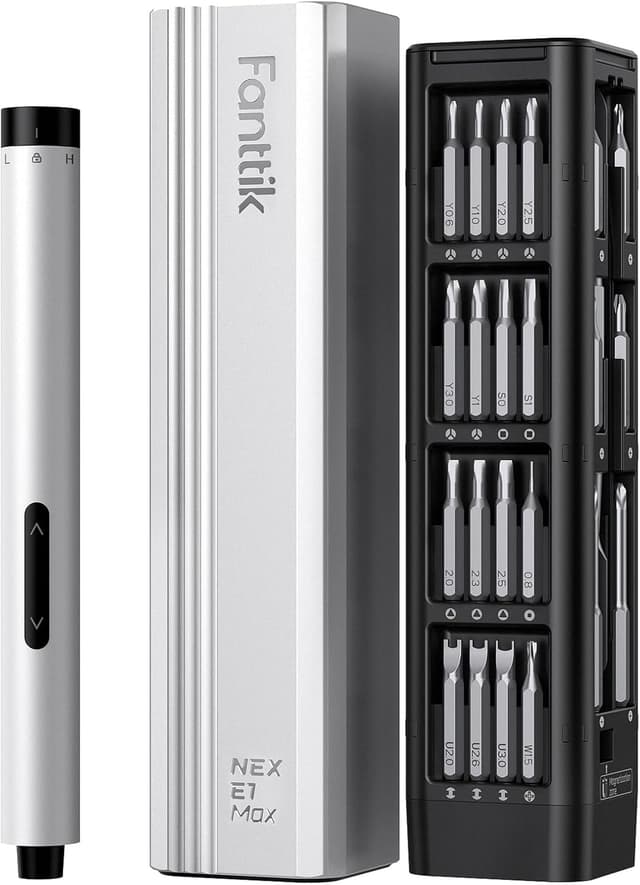 Detalle de Fanttik E1 Max 3.7V Electric Screwdriver (50 Magnetic Bits) mini precision repair tool kit