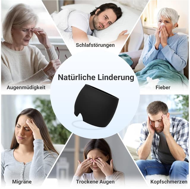 Detalle 2 de Comfytemp Migräne Maske Gel Kühlmaske 360°