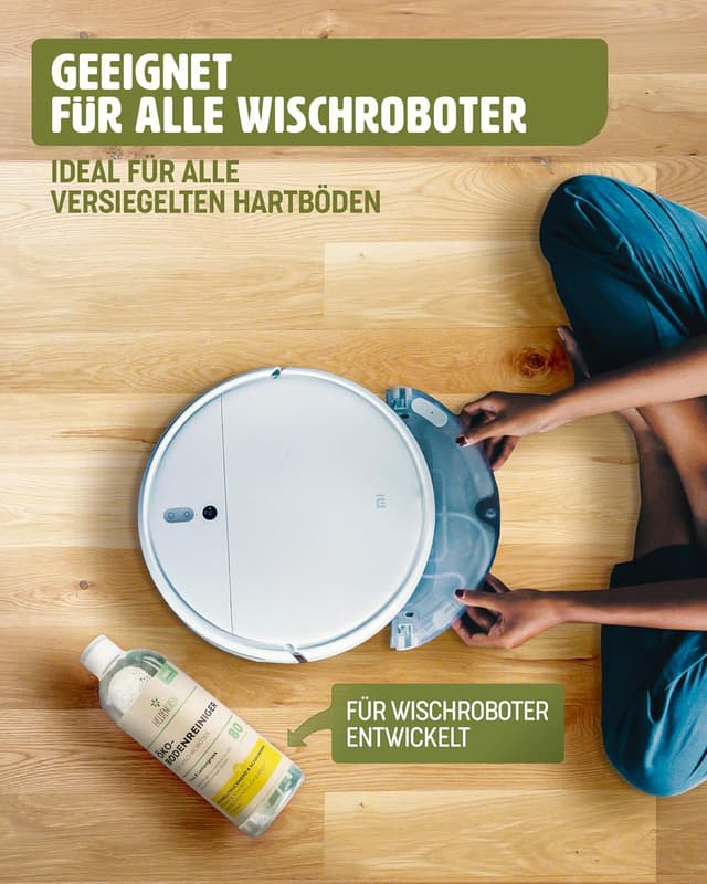 Detalle de Heldengrün Öko Bodenreiniger für Wischroboter