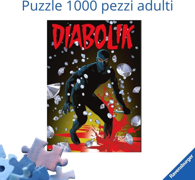 Detalle de Ravensburger Puzzle 1000 pezzi Diabolik B, 70x50 cm