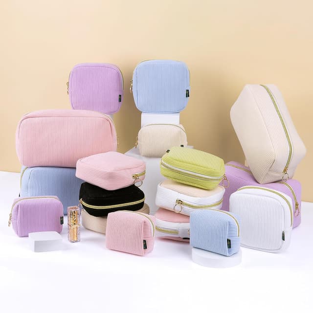 Thumbnail 7 de 3 PCS Neceseres de Maquillaje Violeta ✈️ Organizador de Viaje