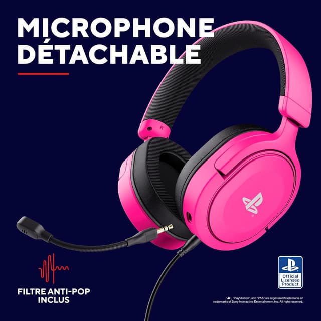 Detalle 2 de Trust Gaming GXT 498P Forta, casque PS5 50 mm