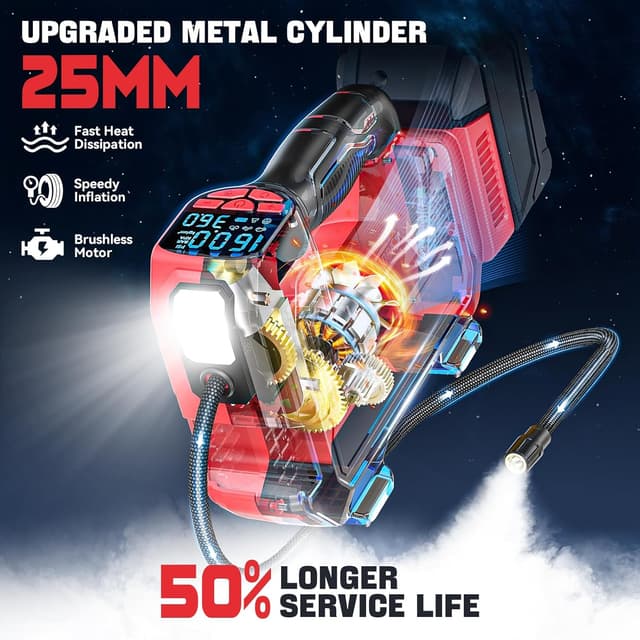 Thumbnail 1 de LIVOWALNY Cordless Tire Inflator 160 PSI