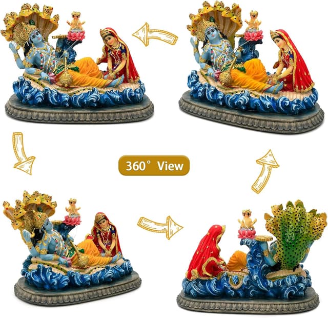 Detalle 2 de Statue Alikiki Vishnu 21 cm ⚜