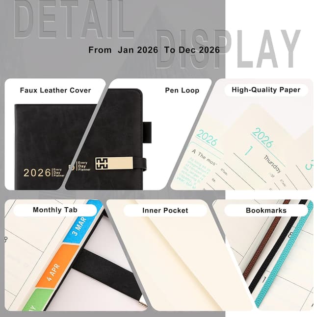 Thumbnail 6 de Holderzyi Agenda 2026 A5 un día por página