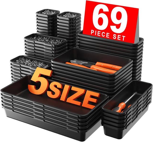 Imagen de A-LuGei 69pcs Tool Box Organiser Tray Set en OfertitasTOP