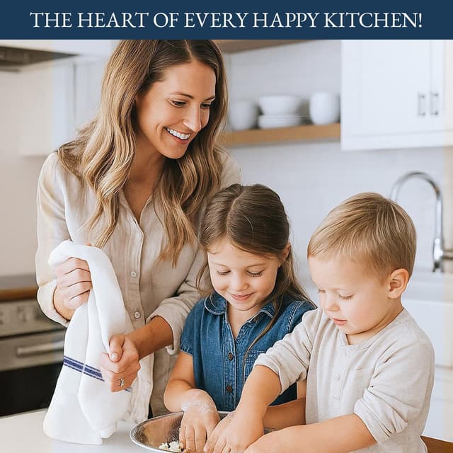 Detalle de LANE LINEN 14x25 Dish Towel Set