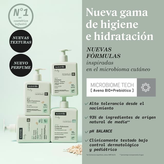 Thumbnail 4 de SUAVINEX Gel Champú bebé 750 ml