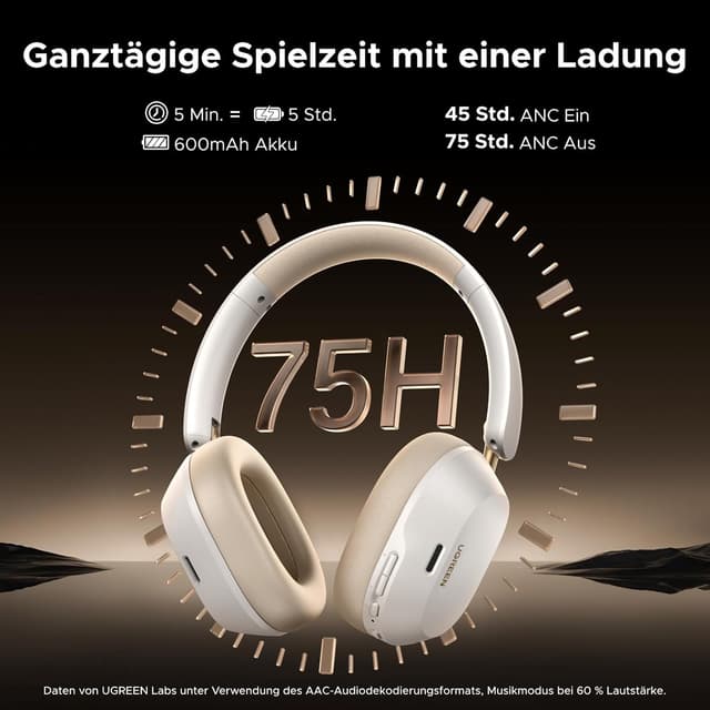 Thumbnail 4 de UGREEN Max5c Kabellose Kopfhörer