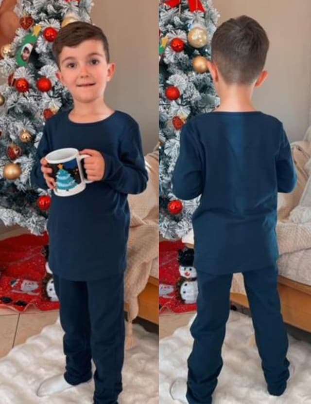 Detalle 2 de Arshiner intimo termico bambino invernale in bambù/poliestere con maglia e pantaloni 5-12 anni